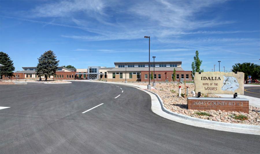 Example of new school exterior