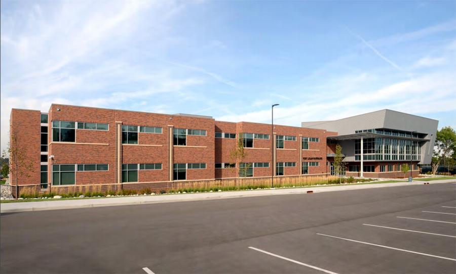 Example of new school exterior